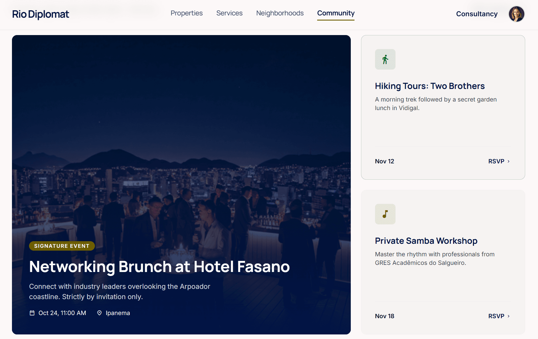 Rionest community events and experiences